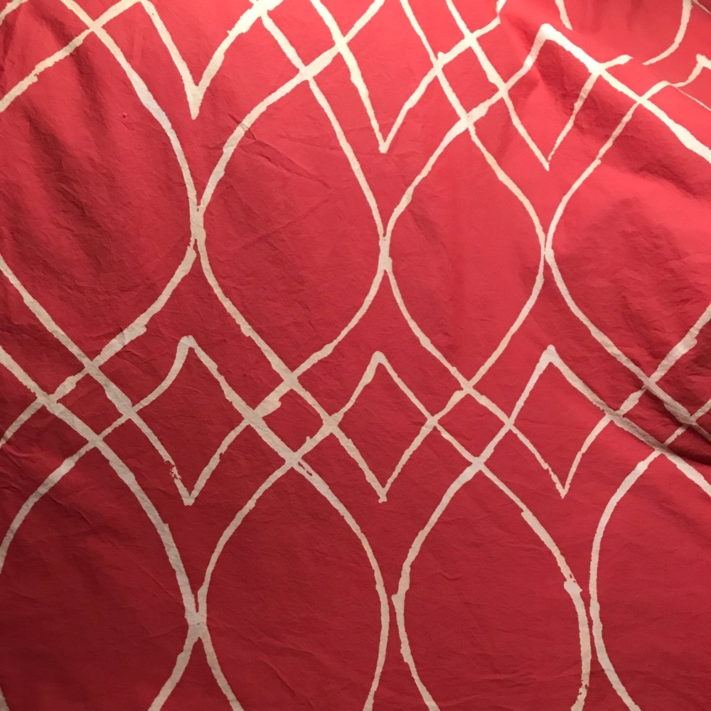 West Elm king duvet cover